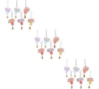 BESPORTBLE 18pcs Bird Chewing Molar Stone Toys Bells Fun Beak Trimming Accessories for Parrots Calcium Stones for Birds for Play and Health