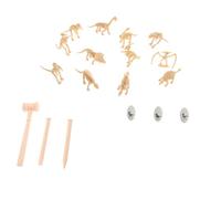 BESPORTBLE 18Pcs Dinosaur Skeleton Assembly Kit Educational Archaeological Digging for Realistic Dino Models for Boys for Young Science Enthusiasts