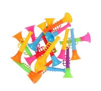 BESPORTBLE 18pcs Plastic Mini Toy Trumpets for Children Lightweight Musical Instruments Promote Brain Development for Birthday and Holiday Presents Random Color