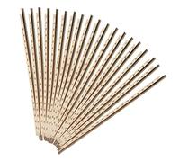 BESPORTBLE 19pcs Classical Guitar Fret Wires White Copper Sturdy Fretboard Wire Set with Easy Installation and Convenient Storage for Guitar Beginners