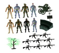 BESPORTBLE 19pcs Soldier Model Figures for Simulation Army Soldiers for Educational Play Dress Up Games and Historical Projects