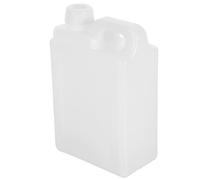 BESPORTBLE 1l Plastic Leak-proof Water Container with White Flat Design, Practical Storage Jug for Liquids, for Chemical or Water Storage in Laboratories and Industrial Use