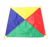 BESPORTBLE 1M Rainbow Parachute for Outdoor Cooperative Game Enhances Sensory Skills Creativity for Kindergarten Group Play for Dynamic Games Activities