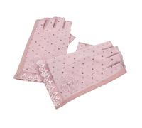 BESPORTBLE 1pair Breathable Sun Gloves for Women Flexible Half Finger Driving and Cycling Gloves Uv Protection for Outdoor Activities Comfortable Summer Gloves for Jogging and Hiking