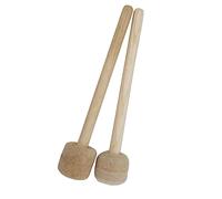 BESPORTBLE 1Pair Creative Percussion Drumsticks Long Handle Wooden Mallet for Snare Drums for Teaching Performance present for Young Musicians to Enhance Rhythm Skills