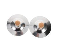 BESPORTBLE 1Pair Finger Cymbals for Small Hand Cymbals with Handle Percussion Instrument for Music Education Group Performance