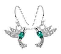 BESPORTBLE 1Pair Hummingbird Dangle Earrings for Women Fashion Statement Jewelry with Zircon Moms and Daughters Unique and Stylish Drop Earrings for Teens