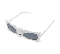 BESPORTBLE 1Pair Skull Shaped Sunglasses Fun Halloween Party Glasses for Adults Unique Eyewear for Halloween Theme Events Eye Catching Novelty Accessory for Spooky