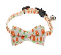 BESPORTBLE 1pc Cat Collar with Bowknot and Bell Cute Decorative Neck Belt for Kittens and Cats Soft and Breathable for Daily Wear and Special Occasions