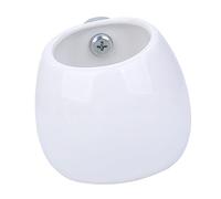 BESPORTBLE 1pc Ceramic Pet Food Bowl for Squirrel Sugar Glider Easy Clean Design Non-tip Non-scratch White Feeder for Animals Safe Convenient Pet Cage Accessory
