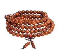 BESPORTBLE 1Pc Chic Bead Wooden Bracelet Comfortable Buddha Bead Jewelry for Men and Women for Natural Wood Color Design for Meditation and Everyday