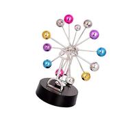 BESPORTBLE 1pc Colorful Creative Desktop Perpetual Motion Instrument Model Fun Electromagnetic Pendulum Decor for Science Learning and Home Office