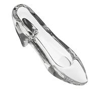 BESPORTBLE 1Pc Creative Crystal Shoe Adornment Mini Transparent High Heel Figurine Elegant Desktop Decor Wedding Props Photography Accessories Unique present for Home Office