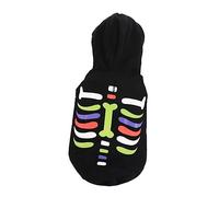 BESPORTBLE 1pc Creative Halloween Dog Hoodie Soft Pet Costume Skull Print Comfortable Warm Sweater for Autumn for Outdoor Activities