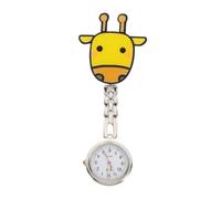 BESPORTBLE 1pc Deer Shape Nurse Pocket Watch Cartoon Fob Watch with Clip for Nurses Doctors Healthcare Workers Durable Movement Easy to Wear Design