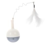 BESPORTBLE 1pc Electric Pet Tumbler Food Leaking Ball for Cats Interactive Cat Wand Durable Feeding Dispenser Stimulates Reaction and Iq