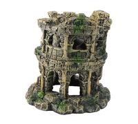 BESPORTBLE 1pc Fish Tank Decoration Ancient Roman Colosseum Resin Craft Ornament for Aquarium for Home and Shop Decor Maintenance Your Aquarium Beauty