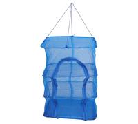 BESPORTBLE 1pc Foldable Nylon Drying Net with Sturdy Cross Frame Lightweight Mesh Rack for Vegetables Fish Fruits Indoor Outdoor Use Space-saving Hanging Dryer Storage Bag