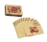 BESPORTBLE 1Pc Golden Playing Cards Poker Deck for Parties Entertainment and Collecting Present for Friends and Family Unique Poker Cards