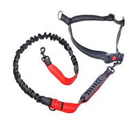 BESPORTBLE 1pc Heavy Duty Reflective Bungee Leash for Large and Medium Dogs Traction Rope for Training and Safety Outdoor Activities Red Handle