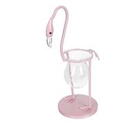 BESPORTBLE 1pc Hydroponic Vase Succulents Artificial Aquarium Decoration Decorative Flamingo Propagation Hydroponic Flamingo Plant Flamingo Vase Room Planter Water Terracotta Large Pink Iron