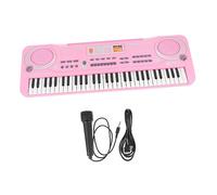 BESPORTBLE 1Pc Key Electronic Keyboard for Multi Functional Pink Piano with Microphone Musical Learning Plaything for Creative Development and Imagination