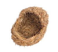BESPORTBLE 1pc Light Yellow Weaving Nest Cat House Cozy Decorative Pet Bed for Animals Like Cats Rabbits and Guinea Pigs Resting Spot for Indoor Use