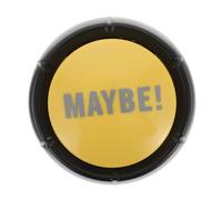 BESPORTBLE 1Pc Maybe Responder Voiced Button for Stress Relief Fun Prank for Parties Office Use Non Slip Base for Friends and Family