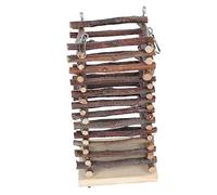BESPORTBLE 1pc Natural Wooden Hay Feeder Rack Compact Hay Manger for Small Animals Safe and Odorless Pet Feeding Supply for Guinea Pigs and Hamsters