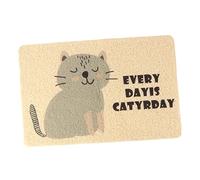 BESPORTBLE 1pc Non- Pet Cushion Mat for Cats and Dogs Breathable Litter Mat Cute Design Scratch-resistant Dog Food Feeding Pad for Keeping Your Home Clean