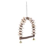 BESPORTBLE 1pc Parrot Chewing Toy Perch Stand for Birds Grinding Plaything for Parrots Budgies and Macaws Promotes Healthy Chewing and Care