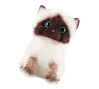 BESPORTBLE 1Pc Plush Cat Doll Adorable White Stuffed Cat Decoration for Soft and Squeezable present for Plush Lovers