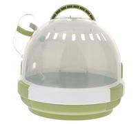 BESPORTBLE 1pc Portable Handheld Hamster House Mixed Color Small Animal Carrier for Hamsters Chinchillas and Dwarfs Transparent Ventilation for Outdoor Use
