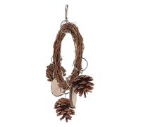 BESPORTBLE 1pc Rattan Swing for Parrots Bird Cage Chew Toy Climbing Safe and Bird Supplies for Cockatiels and More