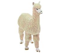 BESPORTBLE 1Pc Realistic Alpaca Model Figure Lifelike Alpaca Decoration for Room Educational Animal for Imagination Development Plastic Design for Alpaca Lovers