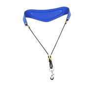 BESPORTBLE 1Pc Saxophone Strap Comfortable Single Shoulder Design for Soprano Alto and Tenor Saxophones Durable Stylish Blue Sax Neck Strap Supply