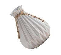 BESPORTBLE 1pc Simple Style Ceramic Flower Vase Elegant Flower Container for Centerpiece Decor Unique Indoor Decoration for Gardening Enthusiasts Modern Design with Rope Accent