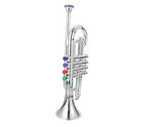 BESPORTBLE 1Pc Simulation Trumpet Model Electroplated for Birthdays Parties and Holidays Fun Musical Instrument for Learning and Entertainment