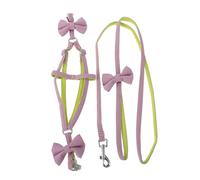 BESPORTBLE 1pc Stylish Bowknot Cat and Leash Lightweight Pet Traction Rope for Cats and Kittens Convenient and Cute Design for Outdoor Walking and Safety