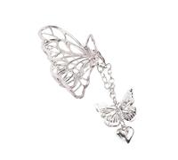 BESPORTBLE 1pc Stylish Hollow out Metal Hair Claw for Women Durable Hair Clip Accessory for Weddings Parties Photography Elegant Design Silver