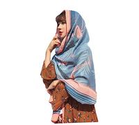 BESPORTBLE 1pc Women Sunscreen Shawl Thick Cover Towel Beach Summer Pink Large Ups Oversized Scarf Colorful Beach Towel Vacation Accessories Flamingo Scarves Shawl for Women Sunscreen Shawls