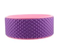 BESPORTBLE 1pc Yoga Wheel Plastic Roller for Backbend Support Fitness Assist Tool for Beginners Comfortable Massage Surface for Yoga and Purple