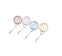 BESPORTBLE 1piece Wooden Hanging Balls for Hamster and for Playtime and Exercise Fun Chew for Guinea Pigs and Rabbits Random