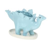 BESPORTBLE 1Set Adorable Dinosaur Ceramic Succulent Flower Pot with Tray Cute Indoor Home Decor Multi Use Ornament for Plants for Desk and Table Decoration Design