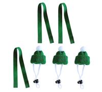 BESPORTBLE 1set Adorable Pet Hat and Scarf for Small Animals Knitted Cap Lovely Scarf Photo Prop for Hamsters and Guinea Pigs Bundle