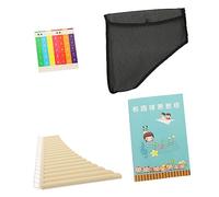 BESPORTBLE 1Set Beginner C Key Pan Flute Pipe Educational Musical Instrument for Practice Design for Music Learning and Performance