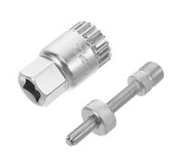BESPORTBLE 1Set Bicycle Bottom Bracket Removal Tool Spline Sleeve Remover with Drop Prevention for Easy Operation for Mountain Road Bike Maintenance