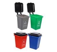 BESPORTBLE 1set Boys and Girls Educational Garbage Sorting Toy Trash Can for Early Learning Garbage Classification Game Bilingual Picture Cards for Toddlers and Preschoolers