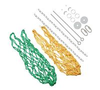 BESPORTBLE 1set Chicken Feeding Net Toy Parrot Chicken Veggies Skewer Fruit Holder Run Toys Budgie Feeder Cage Accessory