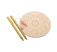BESPORTBLE 1Set Copper Dowsing Rods Kit with Pendulum Mat Spiritual Divination Tools for Ghost Hunting Water Witching and Sturdy Portable Design